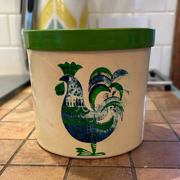 Vintage Mid Century Rooster Nesting  Canister Set - Picture 10 of 16